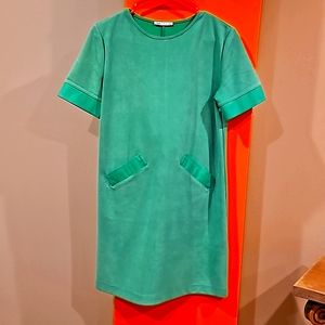 Zara Kelly Greene Suede dress